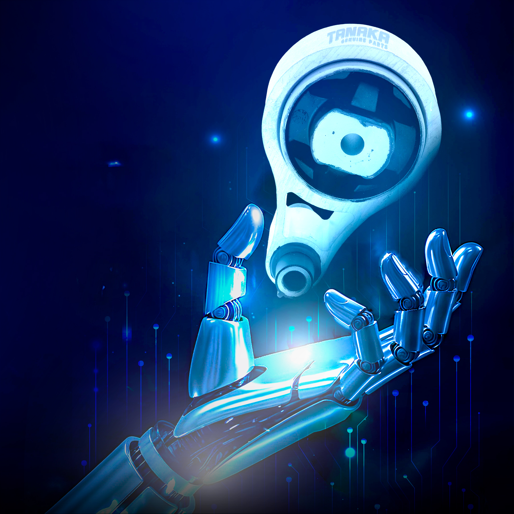 City traffic at sunset